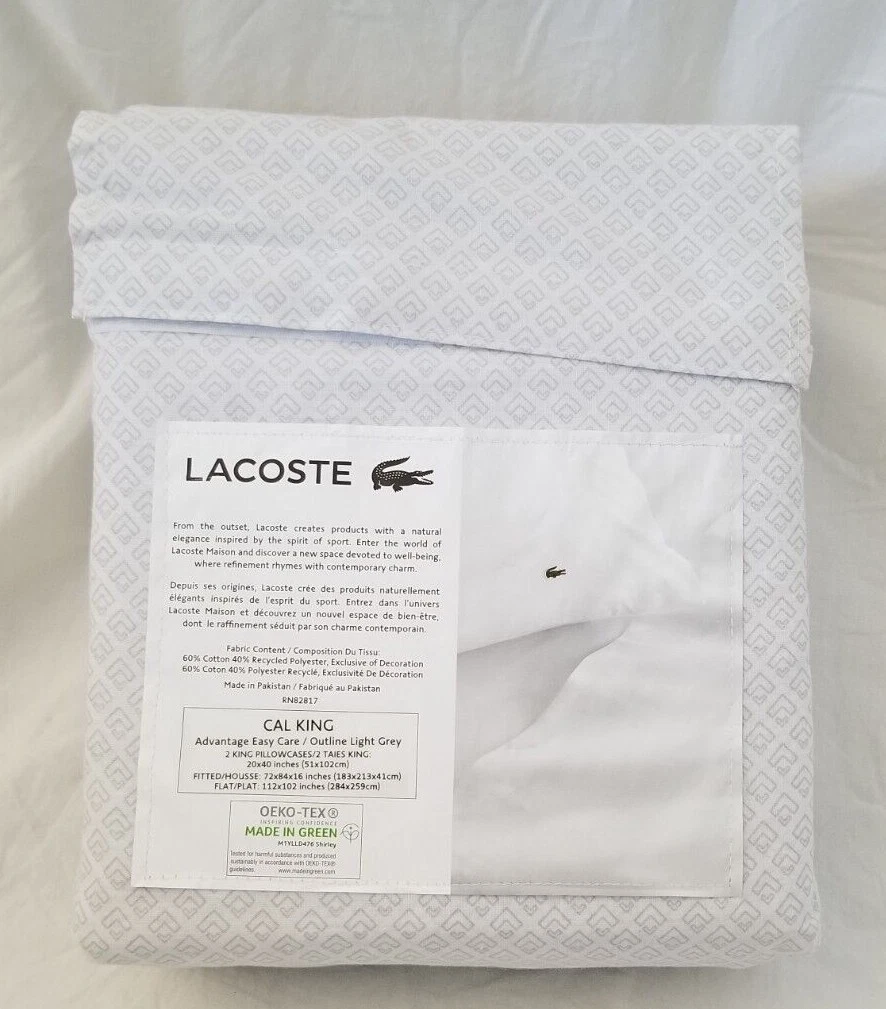 Lacoste sheet clearance set