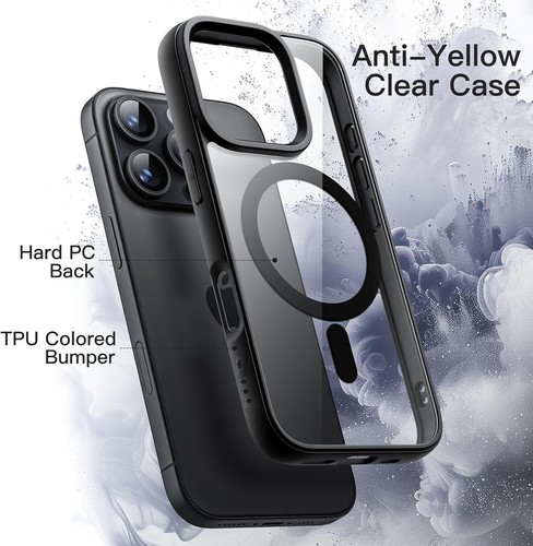 Custodia iPhone 14 Pro, Protezione MagSafe Antiurto per Apple iPhone 14 Pro Case - Foto 20 di 65