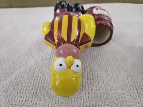 RARE Vintage Homer Simpson Copa Mustang Soccer Cookie Jar Coin Bank Tolima! - Picture 14 of 16