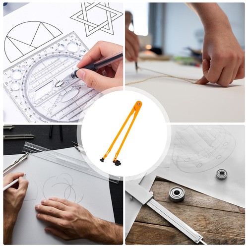 1pc Large Compass for Geometry Woodworking Compass Compass Drawing Tool - Picture 11 of 11