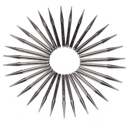 Burbas giratorias de cono de 1/8" de punta cónica de 3,2 mm para Dremel - Imagen 6 de 19
