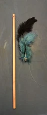 ***JULIE’S FEATHER BELL*** Cat Toy Wands!!!  Jingle Bell w/Feather on a String