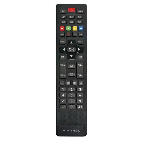 Vivanco 61006 8 in1 Universal Fernbedienung, Schwarz, Neu, 9124479 - Bild 3 von 4