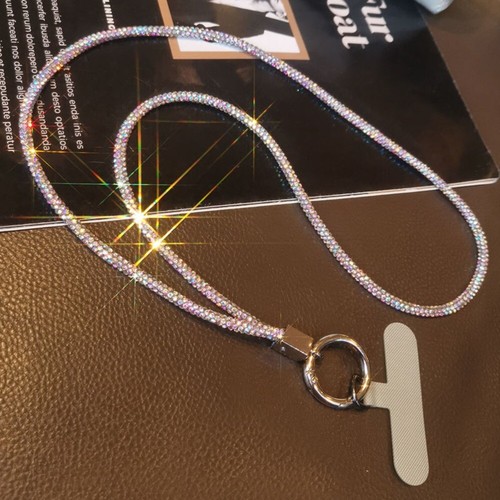 Long Hanging Rhinestone Phone Lanyard Phone Case Accessories - Zdjęcie 5 z 14