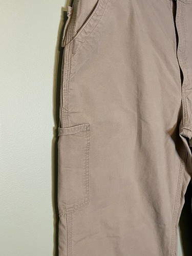 Carhardt Original Dungaree Fit Carpenter Pants Tan Men's 42x32 - Picture 6 of 8