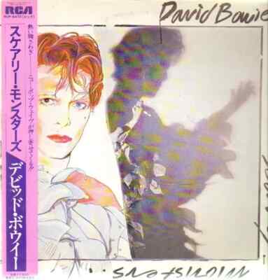 【帯付】David Bowie / SCARY MONSTERS　国内版レコード David Bowie Scary Monsters + OBI, INSERT JAPAN NEAR MINT RCA