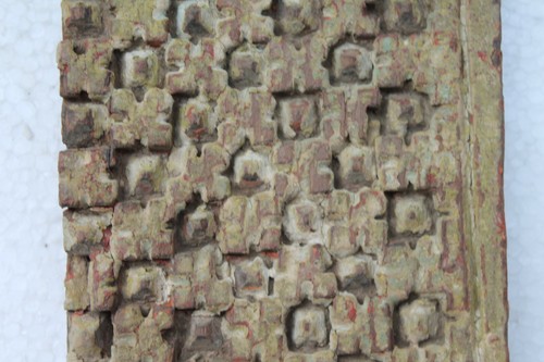 Antique Hand Carved Rare Wooden Floral Design Islamic Mughal Wall Panel NH3249 - Bild 4 von 11