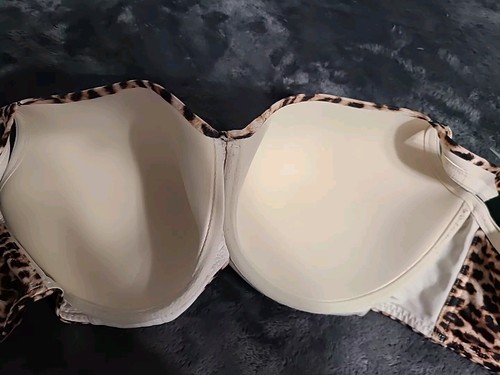 Soma Size 42G Bra Stunning Support Smooth Full Coverage Underwire Leopard - Picture 10 of 12