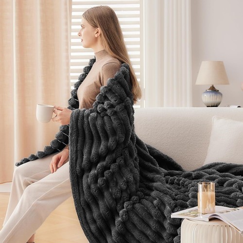 Super Soft Throw Blanket Premium Silky Flannel Fleece 3D... - Picture 117 of 415