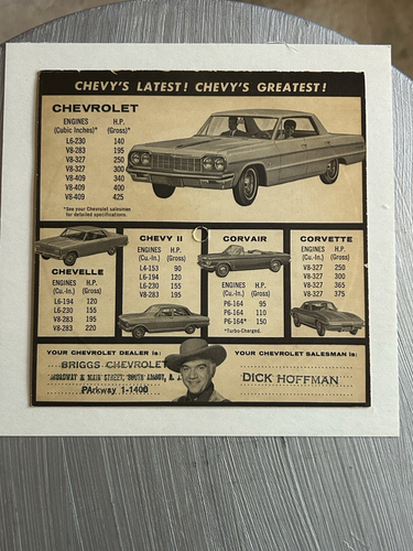 Ben Cartwright Lorne Greene BONANZA CHEVROLET Promo 6" Record 33 Flexi Disc - Picture 4 of 4