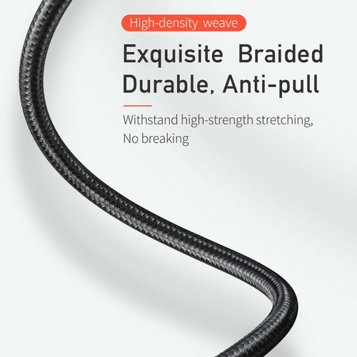 USB C to USB C Cable 3.1 Type C Strong Braided Fast Charging 3ft For USB-C Phone - Picture 2 of 3