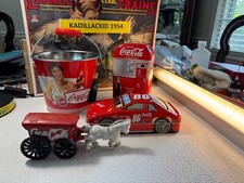 🎅COCA COLA 3 TIN  & 1 CAST IRON  ITEMS 💥 T1407