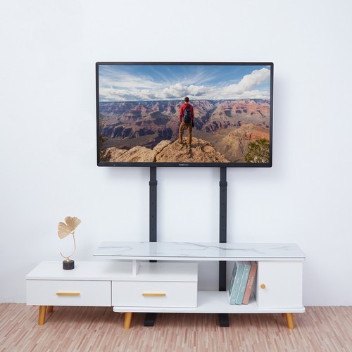 Functional Floor TV Stand Height Adjustable for Samsung Sony 32 42 65 75 80 100" - Picture 3 of 16
