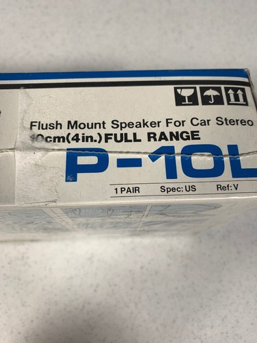 Pioneer P-10L 4” Flush Mount Free Edge Full Range Speaker Set Made In Japan New - Picture 6 of 11