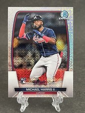 2023 Bowman -  Chrome Mojo Refractor #76 Michael Harris II (RC) Braves