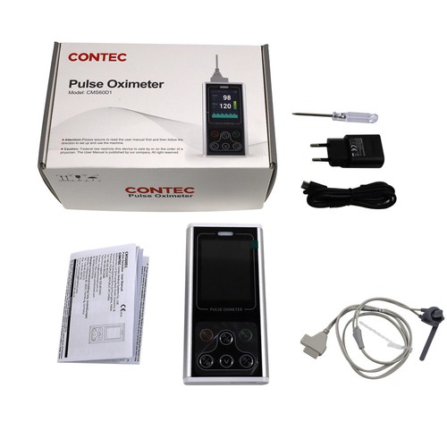 24hours Handheld Pulse Oximeter Rechargeable Blood Oxygen Meter PR PI Recorder - Picture 19 of 26