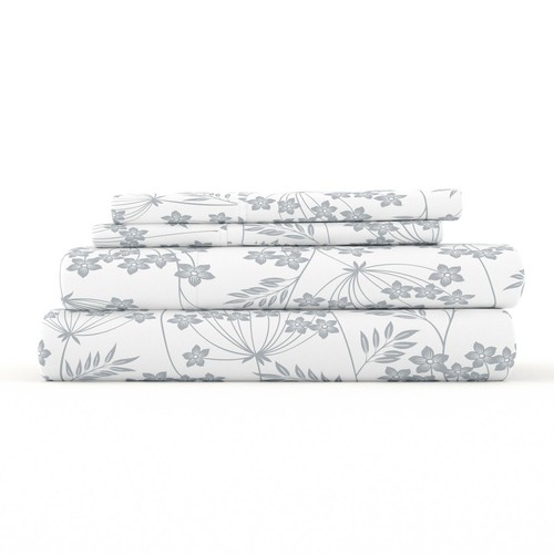 Atmungsaktiv Ultra Weich 4PC Muster/Design Bettwäsche Set von Kaycie Grau Mode - Bild 103 von 120