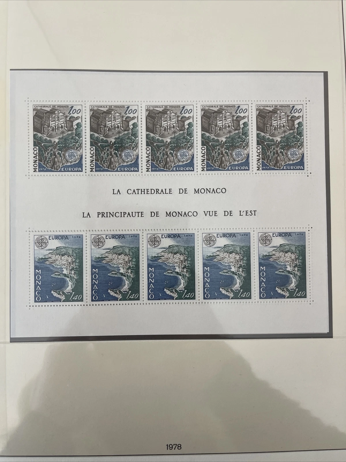 Timbres Monaco Neuf Lindner No.186 1978 Page 78