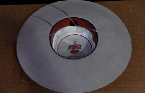 Hat/Sombrero De Huaso Santiago-Chile Girardi MR No. 6 1/2 Beige Canadian - Picture 5 of 14