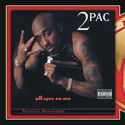 Tupac All Eyez On Me Gold or Platinum Laser Cut LP Record Display - Picture 2 of 4