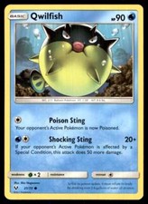 2017 Shining Legends Qwilfish #21