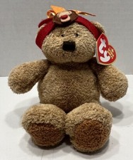 Ty Beanie Babies Little Bear the Thanksgiving Teddy Bear W/Native Headdress 2006