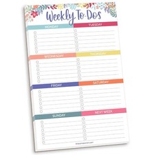 Magnetic Daily Weekly Planner Notepad Chore Chart Planning To Do Planner