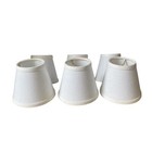 Set of 6 Chandelier Fabric Lamp Shades Mini Barrel Lampshades Clip On Table Wall