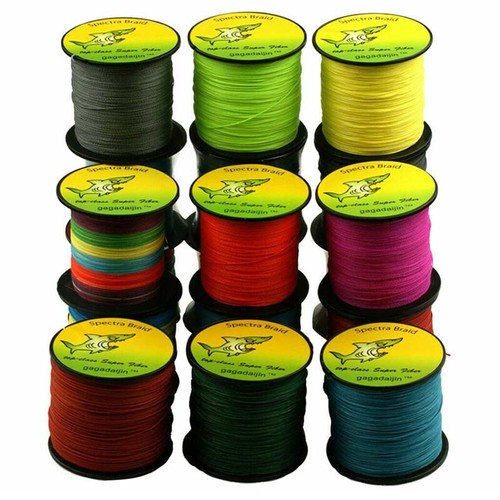 300/500/1000M GA Sea Braided Fishing Line 4 Strands Strong Testing Line 10-100LB - Afbeelding 1 van 13