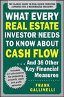 What Every Real Estate Investor Needs to Know About Cash Flow... And 36 Other Key Financial Measures, Updated Edition by Frank Gallinelli (Paperback, 2015)