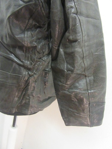 CHAQUETA DE MOTO DE VUELO DE CUERO CHEVIGNON VINTAGE TALLA M - Imagen 15 de 18