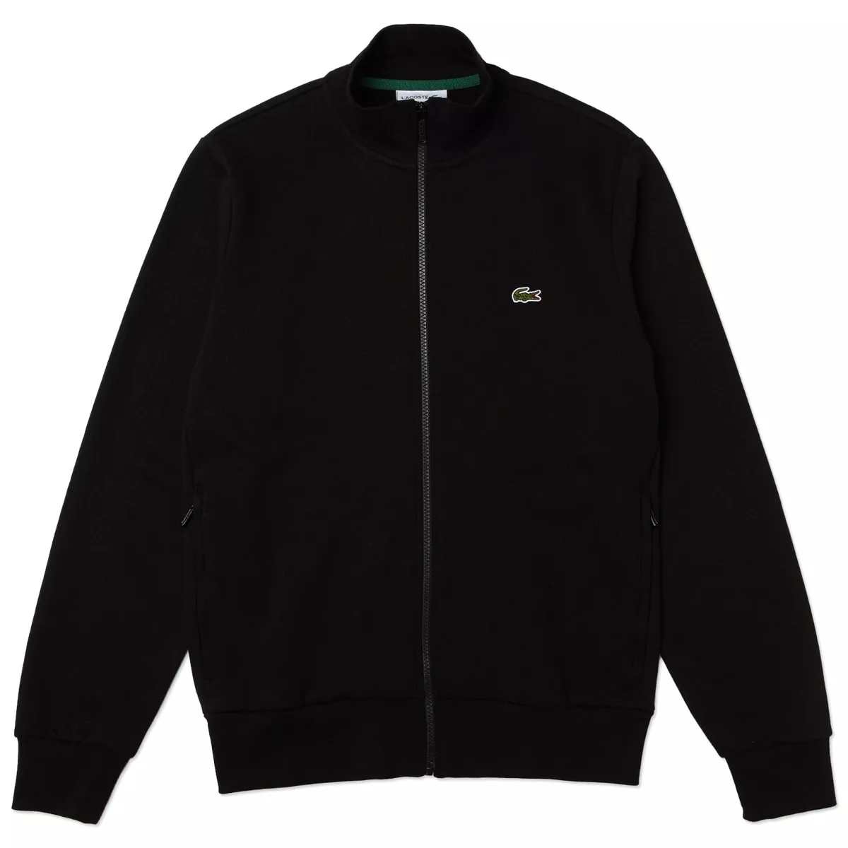 Lacoste Top - Zip-Through Sweat Top - SH9622 - Black, Grey, Navy | eBay