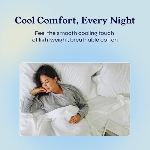 Durable 100% Cotton Full Size Bed Sheet Set - 400 Thread Count, Machine Washable - Picture 10 of 10