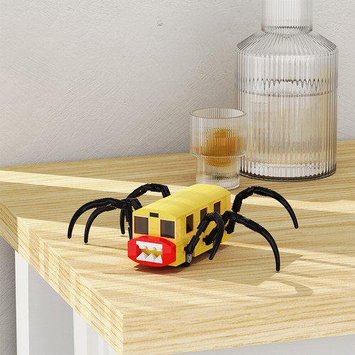 MOC: Ch00 Ch00 Charles / BUS EATER / Spider Bus Devil 165 Pieces Creative Toys - Picture 11 of 11