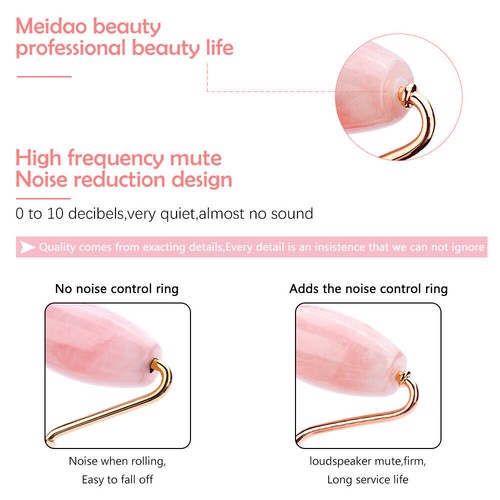 Juego de rodillos para tabla Gua Sha masaje facial corporal antienvejecimiento herramientas para adelgazar facial rosa - Imagen 9 de 18