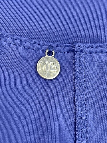 MICHELLE BRIDGES Leggings Tights 3/4 Purple Training Gym Size 8 - Picture 5 of 12