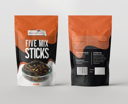 Alimento ST Five-Mix-Sticks (30g) para camarones, cachorros, caracoles, invertebrados - Imagen 2 de 3