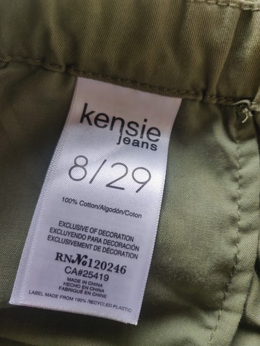 Kensie Jeans The Parachute Cargo Pant Womens Size 8 Loose Fit Drawstring Y2K - Picture 6 of 7