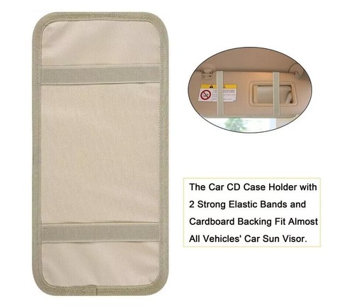 40 CD DVD Carry Case Cover Disc Storage Holder CD Sleeve Wallet Ideal for In Car - Afbeelding 7 van 20