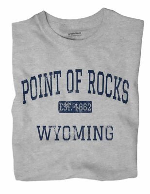 Point of Rocks Wyoming WY T-Shirt EST