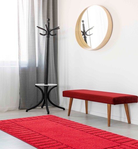 Weiche rutschfeste waschbare maschinenteppiche runde Flurläufermatte 11 mm Dicke - Bild 26 von 35