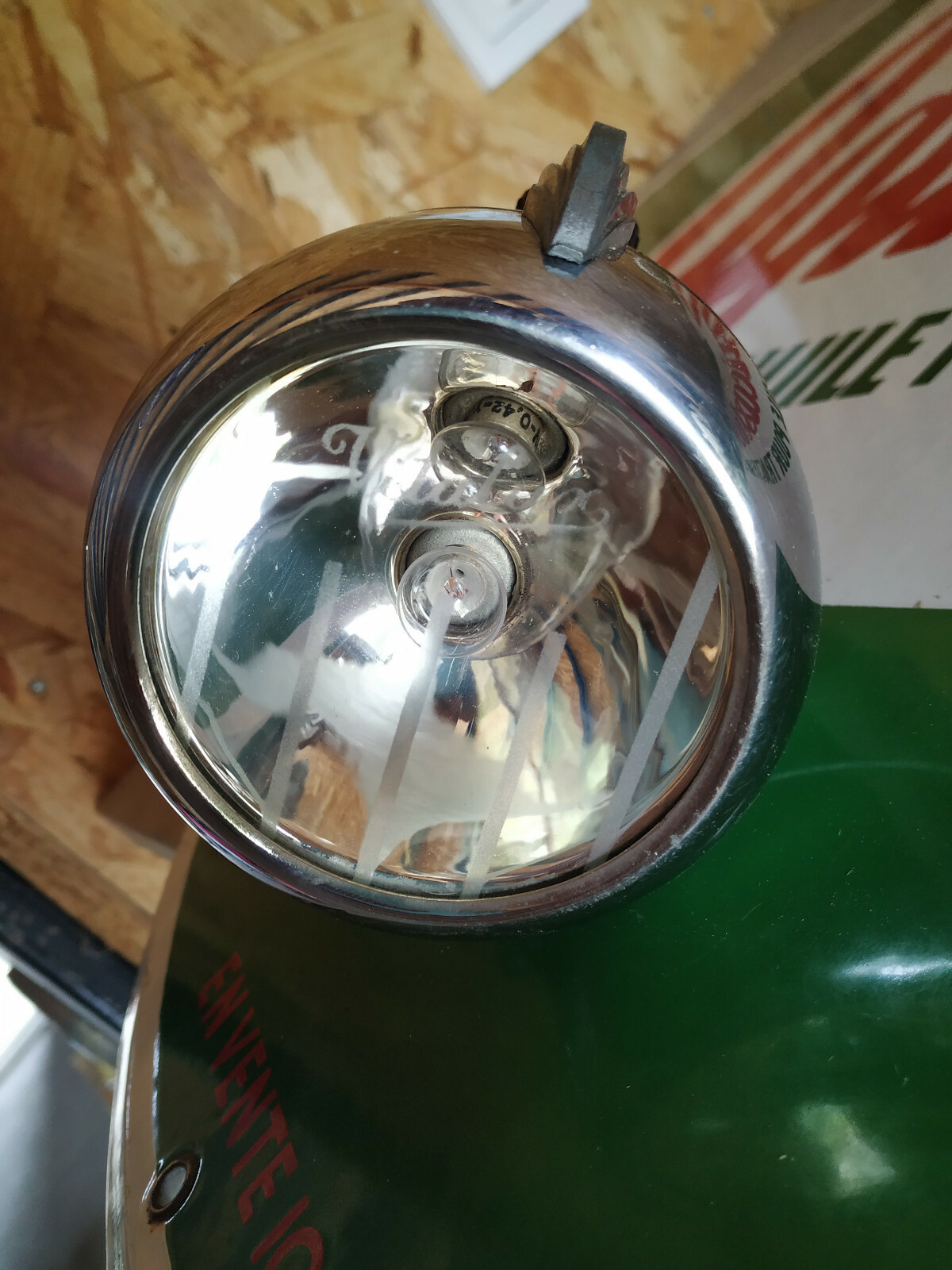 N.O.S optique VITALUX velo vintage ancien phare light N.O.S optique VITALUX velo vintage ancien phare light
