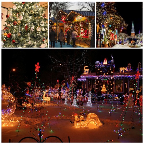 200Pcs/set Mini LED Beads 2pin Round Lights Christmas Bulbs US - Bild 9 von 12