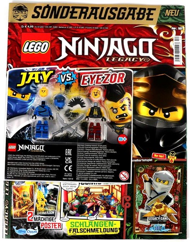 Lego Ninjago Legacy Magazine Wybór zeszytów z figurkami i limitowanymi kartami - Zdjęcie 13 z 20