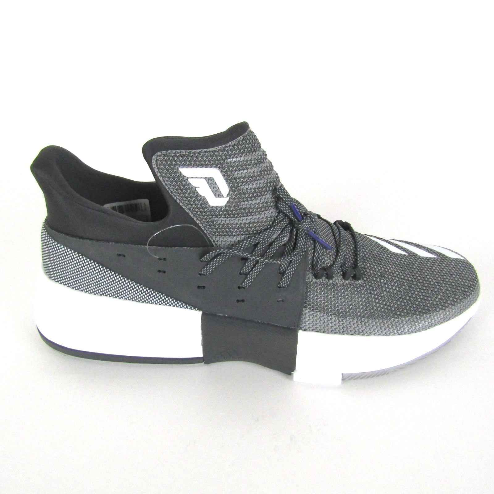 Adidas D Lillard 3 Men's size 17 Basketball Shoes Damian Black/Grey-White BY3207 Adidas D Lillard 3 Men's size 17 Basketball Shoes Damian Black/Grey-White BY3207
