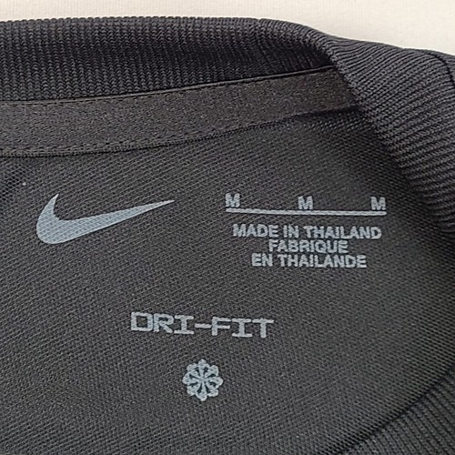 Nike Shirt Boys Medium Black Jersey Training Athletic Soccer Casual Youth Kids - Picture 6 of 9
