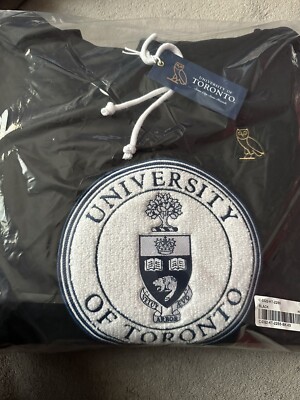 OVO X UNIVERSITY OF TORONTO U of T HOODIE MEDIUM October's Very Own RARE COLLAB | eBay