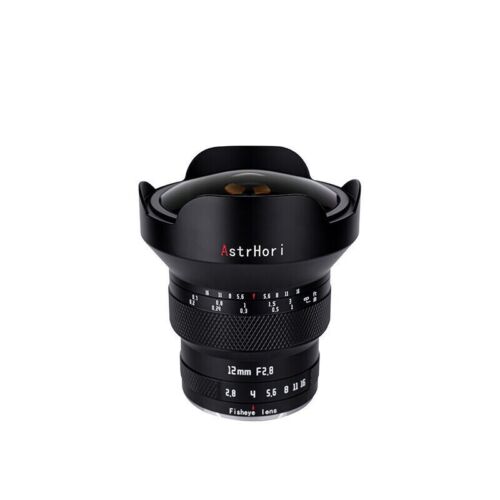 Lente ojo de pez ultra gran angular de marco completo AstrHori 12 mm F2,8 montaje Fr E/Z/ XF/L - Imagen 3 de 20