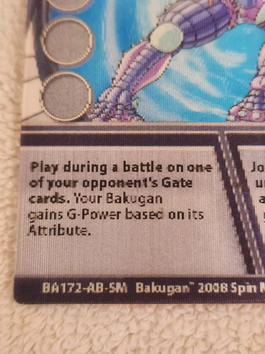 Bakugan Battle Brawlers MAGNETIC ACTION Ability Card 25/48b BA220