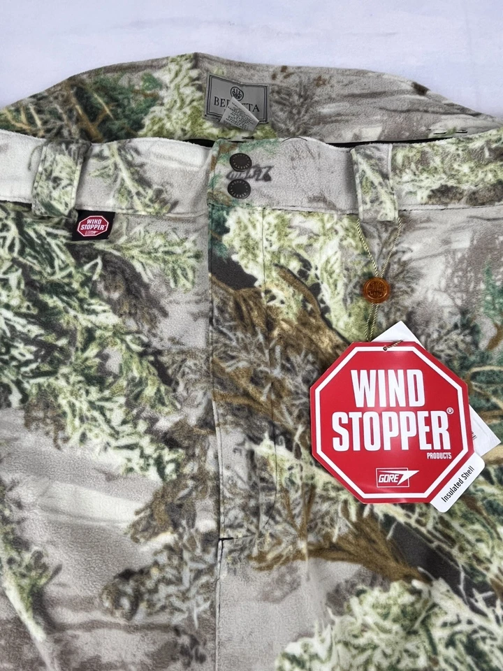 Beretta Windstopper Hunting Pants Camouflage Advantage Max 1 Size 3XL NWT - Image 4 of 4
